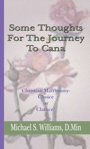 Some Thoughts For The Journey To Cana de Michael S. Williams