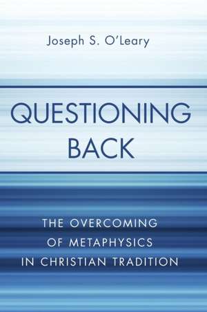 Questioning Back de Joseph S. O'Leary
