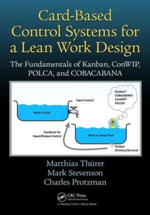 Card-Based Control Systems for a Lean Work Design: The Fundamentals of Kanban, ConWIP, POLCA, and COBACABANA de Matthias Thurer