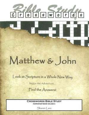 Crosswords Bible Study de Sharon Lanz