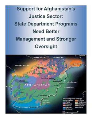 Support for Afghanistan's Justice Sector de U. S. State Department