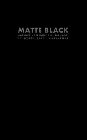 Matte Black Dot Grid Notebook, 5x8, 100 Pages de Everyday Carry Notebooks