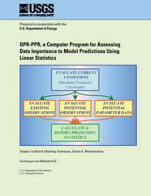 Opr-Ppr, a Computer Program for Assessing Data Importance to Model Predictions Using Linear Statistics de Matthew J. Tonkin