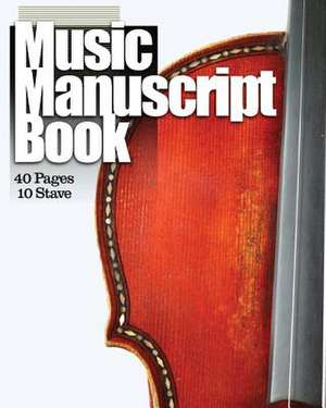 Music Manuscript Book