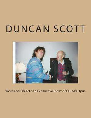 Word and Object de Duncan Scott