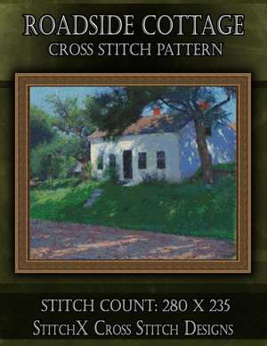 Roadside Cottage Cross Stitch Pattern de Tracy Warrington