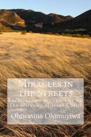 Miracles in the Streets de Dr Oluwasina Adewale Olumuyiwa