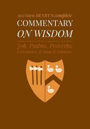 Commentary on Wisdom de Matthew Henry