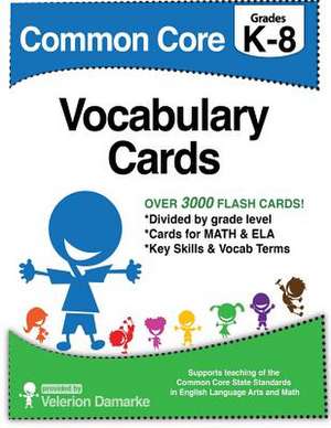 Common Core Vocabulary Cards de Velerion Damarke