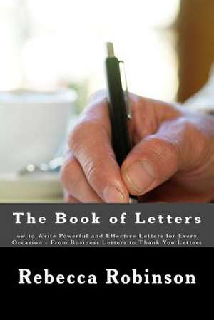 The Book of Letters de Rebecca Robinson