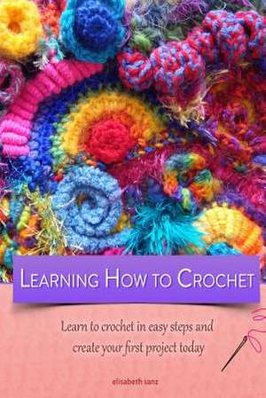 Learning How to Crochet Learn to Crochet in Easy Steps and Create Your First Project Today de Elisabeth Sanz