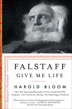 Falstaff de Harold Bloom