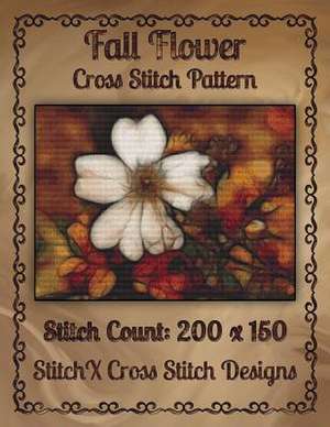 Fall Flower Cross Stitch Pattern de Tracy Warrington