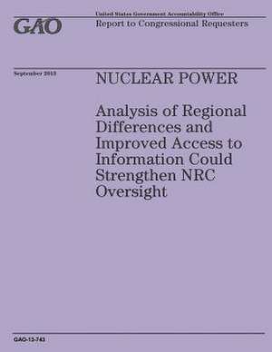 Nuclear Power de Government Accountability Office (U S )