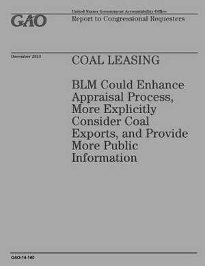 Coal Leasing de United States Government Accountability