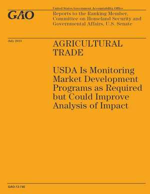 Agricultural Trade de U. S. Government Accountability Office