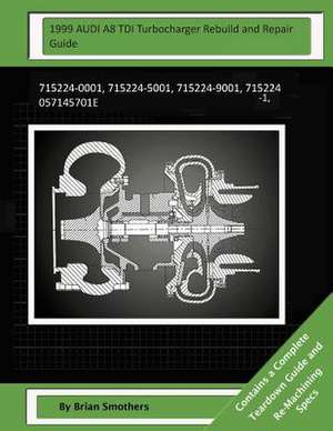 1999 Audi A8 Tdi Turbocharger Rebuild and Repair Guide de Brian Smothers