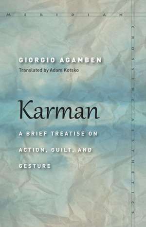 Karman de Giorgio Agamben