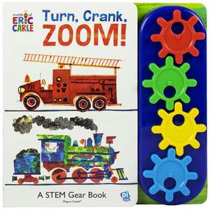 Eric Carle Turn Crank Zoom Go Go Gear Book de PI Kids