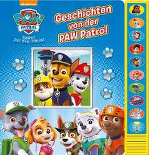 Geschichten von der PAW Patrol - Vorlese-Pappbilderbuch mit 10 lustigen Geräuschen für Kinder ab 3 Jahren