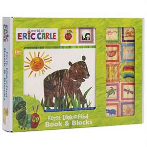 World of Eric Carle: First Look and Find Book & Blocks [With Wooden Blocks] de Erin Rose Wage