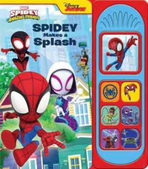 Disney Junior Marvel Spidey Makes A Splash Sound Book de PI Kids