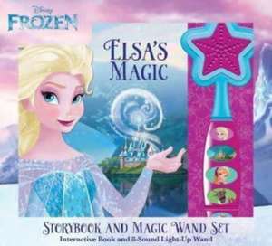 Disney Frozen: Elsa's Magic Storybook and Magic Wand Sound Book Set de The Disney Storybook Art Team