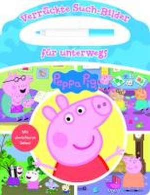 Peppa Pig - Verrückte Such-Bilder für unterwegs - Wimmelbuch - Pappbilderbuch mit Stift und abwischbaren Seiten ab 3 Jahren - Peppa Wutz de Phoenix International Publications Germany GmbH