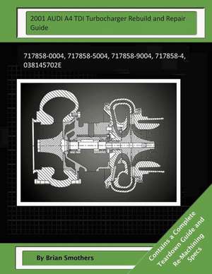 2001 Audi A4 Tdi Turbocharger Rebuild and Repair Guide de Brian Smothers