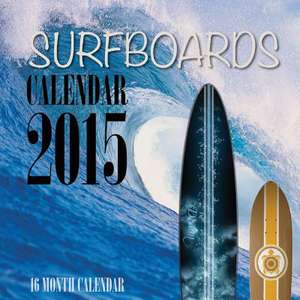 Surfboards Calendar 2015 de James Bates