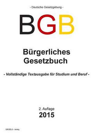 Burgerliches Gesetzbuch Bgb de Verlag Groelsv