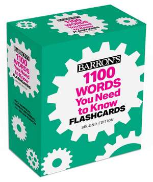 1100 Words You Need to Know Flashcards, Second Edition de Melvin Gordon