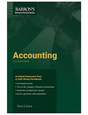 Accounting de Barron's Educational Series