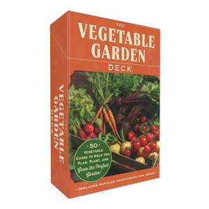 The Vegetable Garden Deck: 50 Vegetable Cards to Help You Plan, Plant, and Grow the Perfect Garden! de Adams Media
