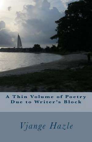 A Thin Volume of Poetry Due to Writer's Block de Vjange Hazle