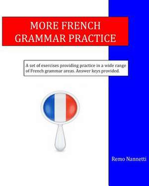 More French Grammar Practice de Remo Nannetti