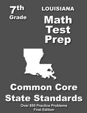 Louisiana 7th Grade Math Test Prep de Teachers' Treasures