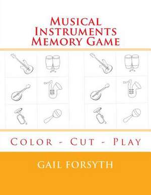 Musical Instruments Memory Game de Gail Forsyth