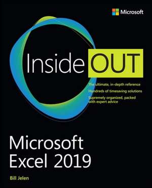 Microsoft Excel 2019 Inside Out de Bill Jelen