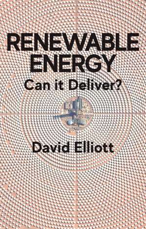Renewable Energy de David Elliott
