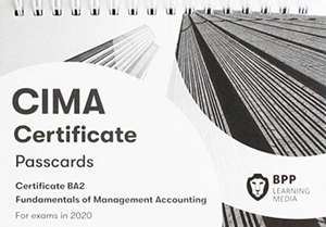 CIMA BA2 Fundamentals of Management Accounting de BPP Learning Media