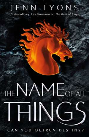 The Name of All Things de Jenn Lyons