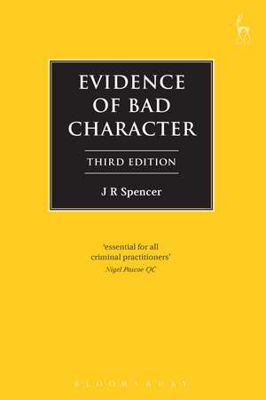 Evidence of Bad Character de J. R. Spencer