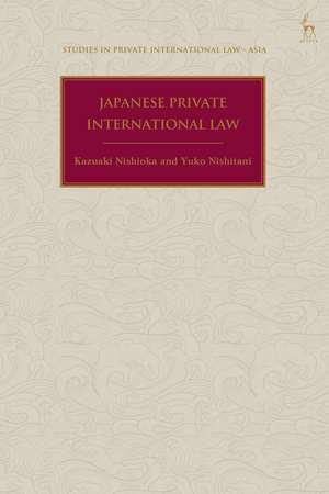 Japanese Private International Law de Kazuaki Nishioka