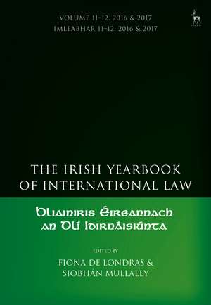 The Irish Yearbook of International Law, Volume 11-12, 2016-17 de Fiona de Londras