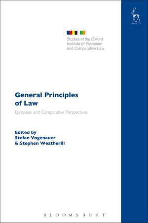 General Principles of Law: European and Comparative Perspectives de Professor Stefan Vogenauer