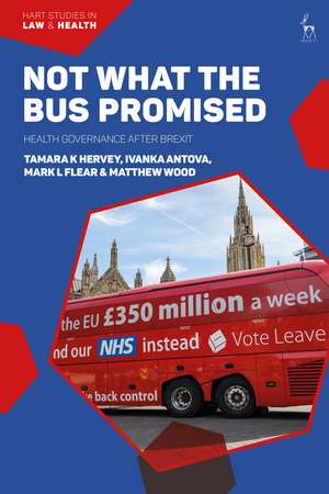 Not What The Bus Promised: Health Governance after Brexit de Tamara Hervey