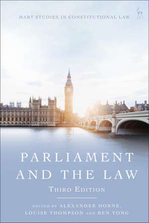 Parliament and the Law de Alexander Horne