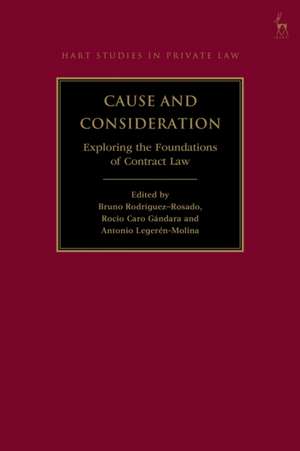 Cause and Consideration de Bruno Rodríguez-Rosado