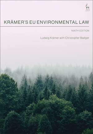 Krämer’s EU Environmental Law de Ludwig Krämer